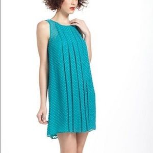 Anthropologie Sachin Babi texture blue green dress